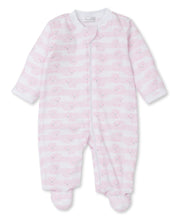 Load image into Gallery viewer, Lovey Lambs Footie w/ Zip PRT - Pink