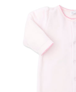 Unicorn Fairyland Velour Footie - Pink