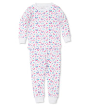 Load image into Gallery viewer, PJs Watercolor Hearts Pajama Set Snug PRT - Multi