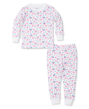 Load image into Gallery viewer, PJs Watercolor Hearts Pajama Set Snug PRT - Multi