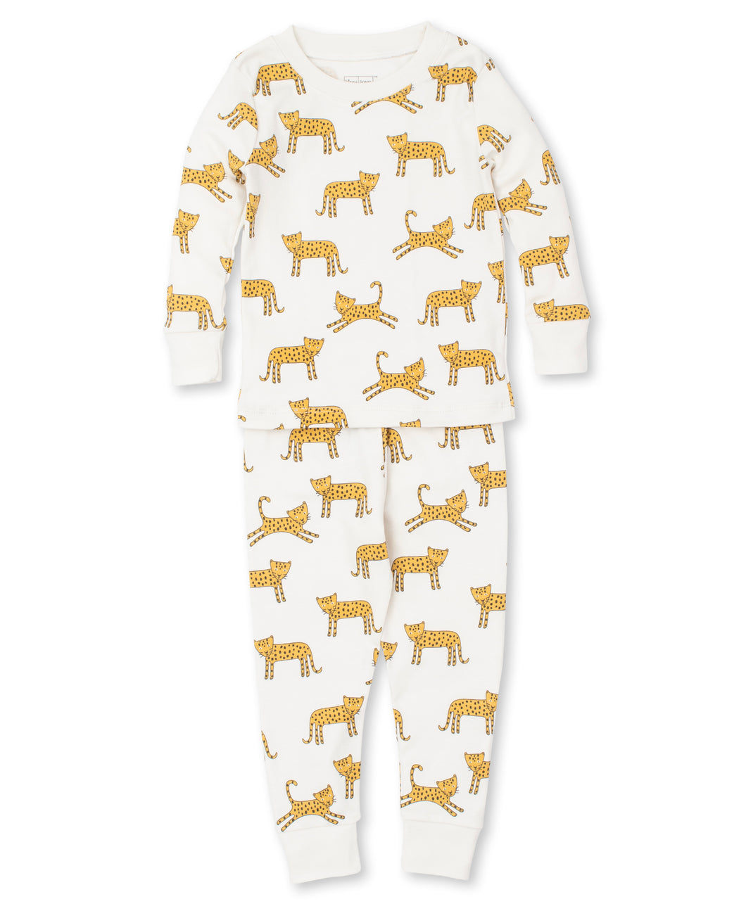 Little Leopard Pajama Set Snug PRT - Gold