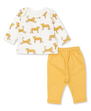 Load image into Gallery viewer, Little Leopard Pant Set Mix - Gold