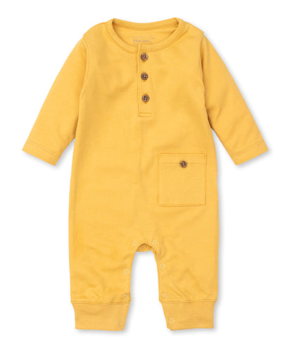 Busy Traffic Playsuit - Gold