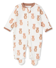 Load image into Gallery viewer, Bear Basics Footie w/ Zip PRT - Brown