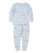 Load image into Gallery viewer, PJs Snow Cute Pajama Set Snug PRT - Multi Blue
