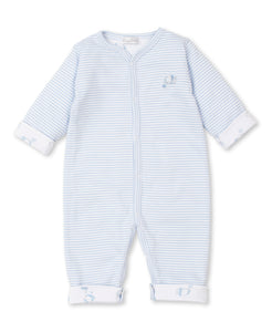 Peppy Pups Reversible Playsuit - Light Blue