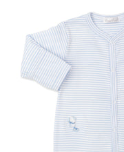 Load image into Gallery viewer, Peppy Pups Footie w/ Zip PRT - Light Blue