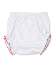 Load image into Gallery viewer, Baby&#39;s First Christmas 22 Diaper Cover - White/Red