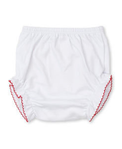 Baby's First Christmas 22 Diaper Cover - White/Red