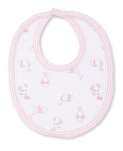 Load image into Gallery viewer, Peppy Pups Reversible Bib - Pink