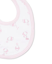 Load image into Gallery viewer, Peppy Pups Reversible Bib - Pink