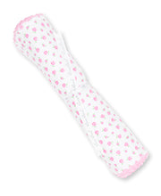 Load image into Gallery viewer, Rosebuds en Pointe Burp Comp - Pink