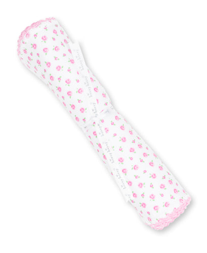 Rosebuds en Pointe Burp Comp - Pink