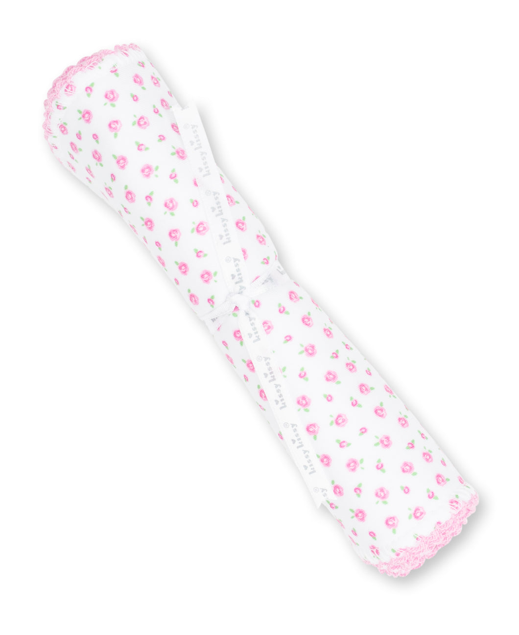 Rosebuds en Pointe Burp Comp - Pink