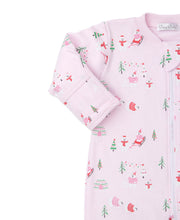Load image into Gallery viewer, PJs Snow Cute Footie w/ Zip PRT - Multi Pink