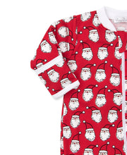 Load image into Gallery viewer, PJs Ho Ho Ho Footie w/ Zip PRT - Red