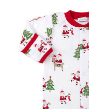 Load image into Gallery viewer, PJs Merry Santas Footie PRT - Multi