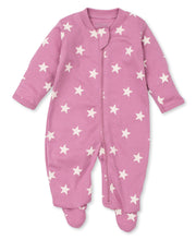 Load image into Gallery viewer, Star Crossed Footie w/ Zip PRT - Mauve