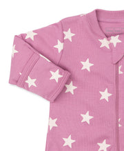 Load image into Gallery viewer, Star Crossed Footie w/ Zip PRT - Mauve