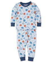 Load image into Gallery viewer, PJs Super Sports Pajama Set Snug PRT - Multi Blue