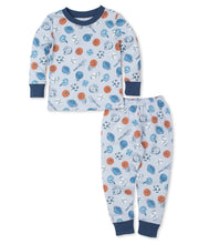 Load image into Gallery viewer, PJs Super Sports Pajama Set Snug PRT - Multi Blue