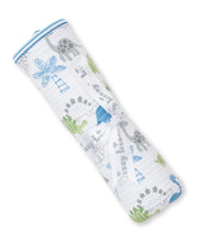 Load image into Gallery viewer, Dino Terrain Reversible Blanket - Multi