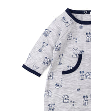 Load image into Gallery viewer, Puppy Pack Playsuit PRT - Navy/Grey