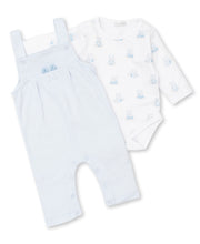 Load image into Gallery viewer, Bear Snuggles Overall Set Mix - Light Blue