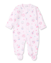 Load image into Gallery viewer, PJs Sprinkled Sweet Footie w/ Zip PRT - Pink