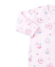 Load image into Gallery viewer, PJs Sprinkled Sweet Footie w/ Zip PRT - Pink