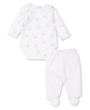 Load image into Gallery viewer, Bear Snuggles Footed Pant Set Mix - Pink