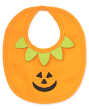 Load image into Gallery viewer, Happy Haunting Bib - Orange