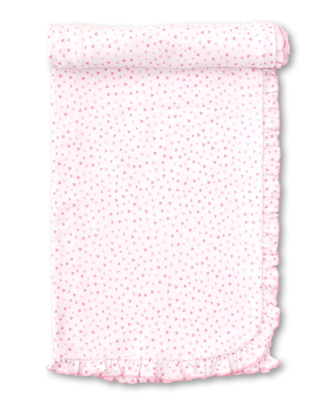 Kissy Sweethearts Blanket PRT - White/Pink
