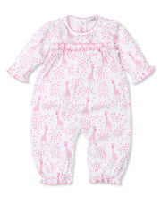 Load image into Gallery viewer, Speckled Giraffes Playsuit PRT - Pink
