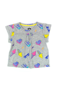 Elsa Tee - Heather Grey