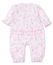 Load image into Gallery viewer, Speckled Giraffes Playsuit PRT - Pink