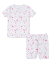 Load image into Gallery viewer, Flowers n Flamingos Short PJ Set Snug PRT - Multi