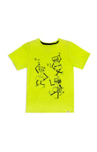 Load image into Gallery viewer, Graphic Short Sleeve Tee - Doing the Robot - Lime Punch