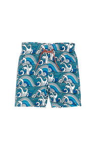 Mid Length Swim Trunks - Waves