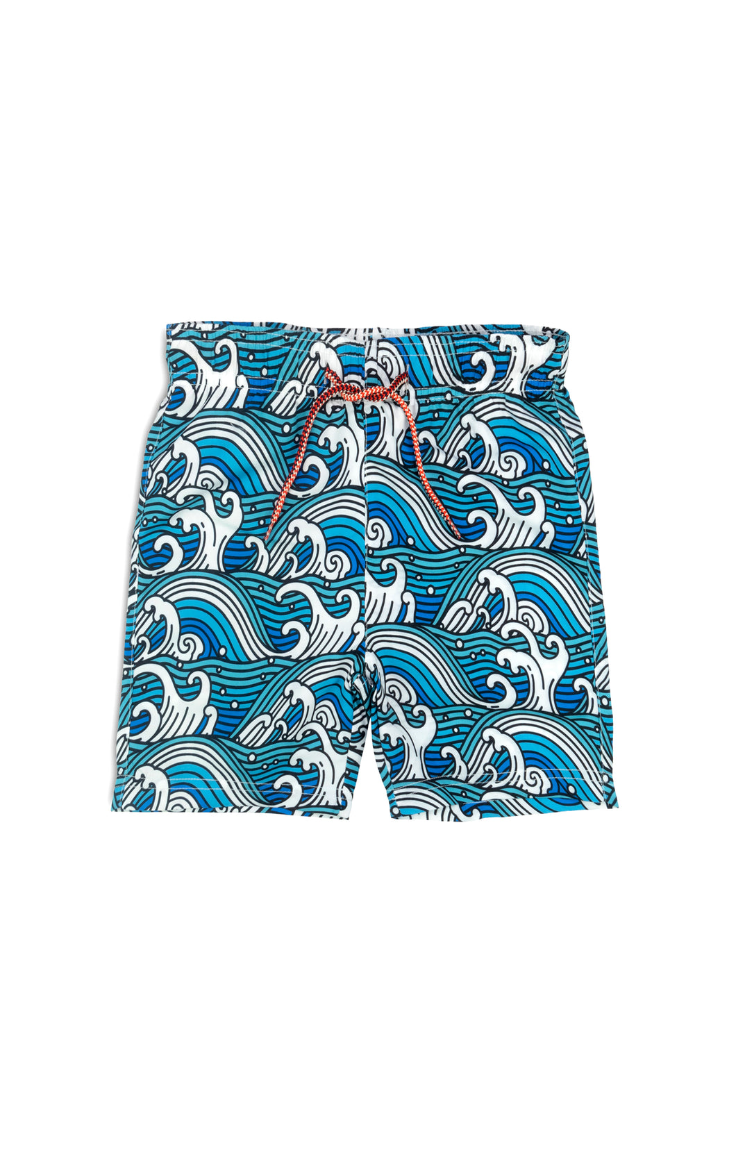 Mid Length Swim Trunks - Waves