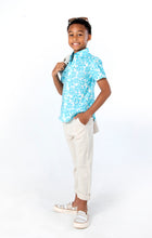 Load image into Gallery viewer, Day Party Shirt - Aqua Bloom