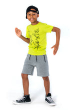 Load image into Gallery viewer, Graphic Short Sleeve Tee - Doing the Robot - Lime Punch