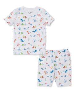 Deep Sea Divers Short PJ Set Snug PRT - Multi Blue