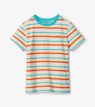 Load image into Gallery viewer, Fishing Stripes Striped Pocket Tee - Sea Salt