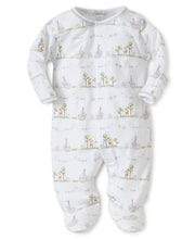 Load image into Gallery viewer, Noah's Print Footie - Light Blue