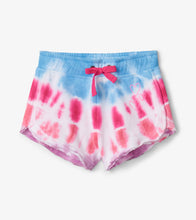 Load image into Gallery viewer, Rainbow Waves Drawcord Shorts - White