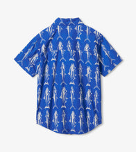 Load image into Gallery viewer, Big Fish Short Sleeved Button Down Shirt - Limoges