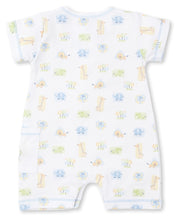 Load image into Gallery viewer, Jungle Jollies Short Playsuit - Multi Blue
