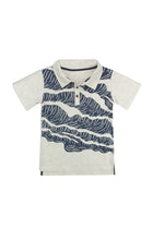 Load image into Gallery viewer, Fairbanks Polo - Surf - Cloud Heather