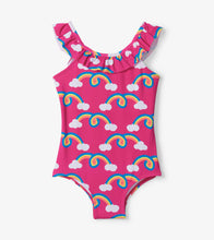 Load image into Gallery viewer, Rainbow Arch Ruffle Sleeve Swimsuit